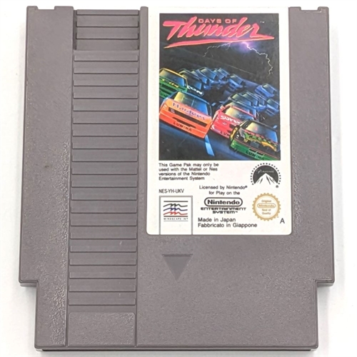 Days Of Thunder - UKV - NES Spil (B Grade) (Genbrug)